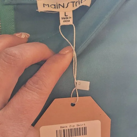 Suede like western fringe skirt - Picture 2 of 6